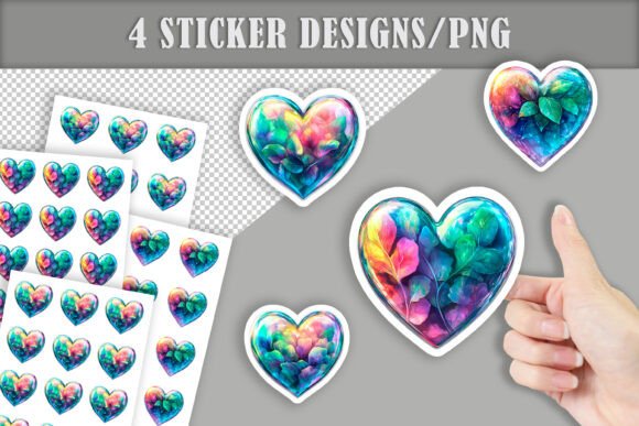 Download Floral Valentines Printable Stickers - Premium Resources