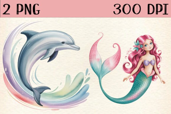 Download Mermaid, Cute Mermaid PNG Clipart - Premium Resources