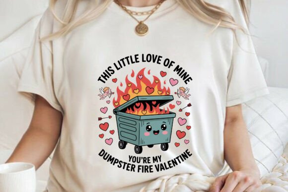 Download This Little Love Dumpster Fire Valentine - Premium Bundle